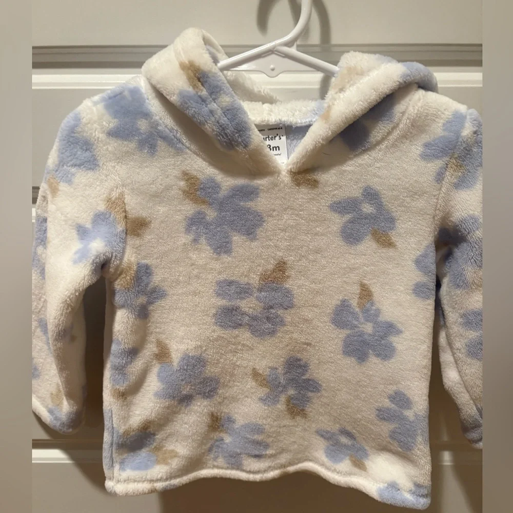 Carter's Floral Fleece Baby Hoodie